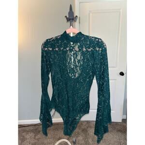 XS Charlotte Russe Lace Bodysuit